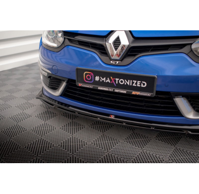 Splitter inferior Delantero Renault Megane GT Line Grandtour Mk3 Facelift MAXTON ABS FDG+FDRG