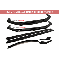 Juego De Splitters Honda Civic Ix Type R - Abs Maxton Design