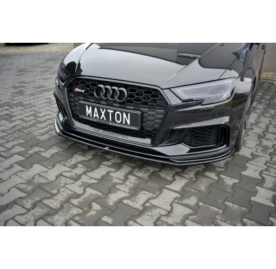 Splitter Delantero Inferior Abs V.2 Audi Rs3 8v Fl Sportback - Audi/Rs3/8v Facelift Maxton Design