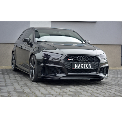Splitter Delantero Inferior Abs V.2 Audi Rs3 8v Fl Sportback - Audi/Rs3/8v Facelift Maxton Design
