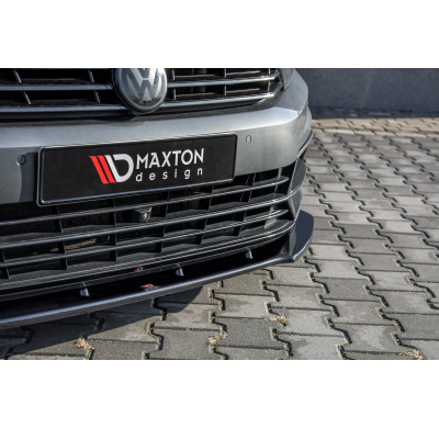 Splitter Delantero Inferior Abs V.1 Volkswagen Passat R-Line B8 - Volkswagen/Passat/Mk8 (Cc) Maxton Design