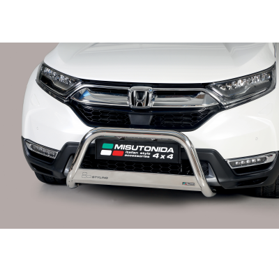 Defensa Delantera Inox Honda Cr  V Hybrid 2019> ø 63 Homologada - Ec Bar
