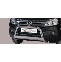Defensa Delantera Acero Inox Homologacion Ec Volkswagen Amarok (Highline) 10&gt; Medium Bar Acero Inox Diametro 63