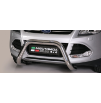 Defensa Delantera Acero Inox Homologacion Ec Ford Kuga 13&gt; Super Bar Acero Inox Diametro 76