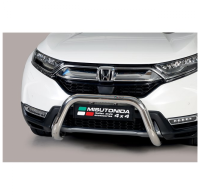 Defensa Delantera Inox Honda Cr  V Hybrid 2019> ø 76 Homologada - Ec Bar