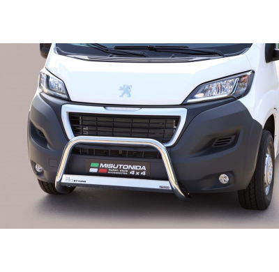 Defensa Delantera Acero Inox Homologacion Ec Peugeot Boxer 2014> Diametro 63mm Misutonida
