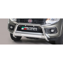Defensa Delantera Acero Inox Fiat Fullback 16&gt; Diametro 63 Homologada Misutonida