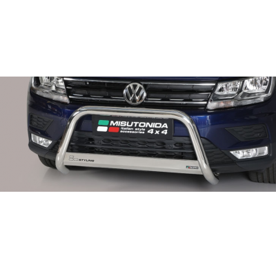 Defensa Delantera Acero Inox Volkswagen Tiguan 16> ø 63 Homologada - Misutonida Italia