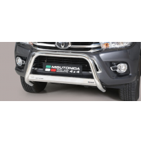 Defensa Delantera Acero Inox Toyota Hi Lux 16&gt; Diametro 63 Homologada Misutonida
