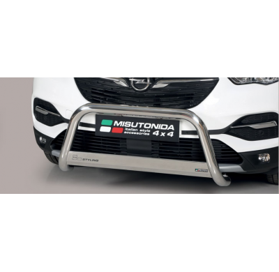 Defensa Delantera Acero Inox Opel Grandland X ø 63 Homologada - Misutonida Italia