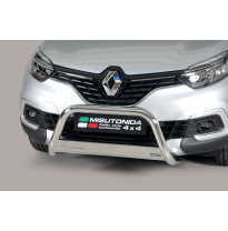 Defensa Delantera Acero Inox Renault Captur 18&gt; ø 63 Homologada - Misutonida Italia