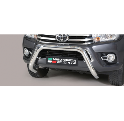Defensa Delantera Acero Inox Toyota Hi Lux 16> Diametro 76 Homologada Misutonida
