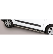 Estriberas Laterales Acero Inox Ford Transit Courier 18&gt;  Side Protections