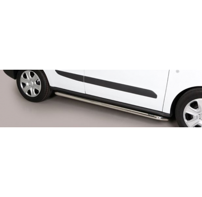 Estriberas Laterales Acero Inox Ford Transit Courier 18>  Side Protections