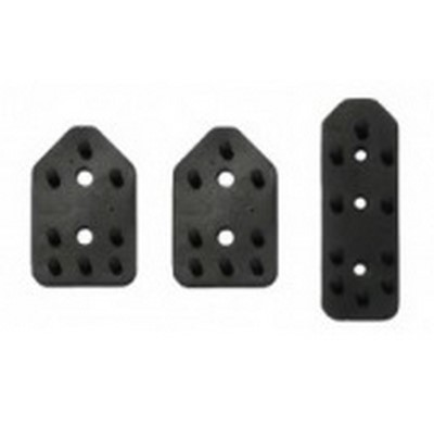 1 Kit Gomas (3 Piezas Diferentes) Reflex Negro