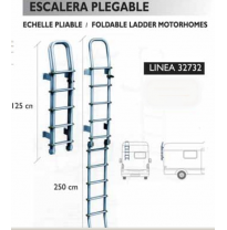 Escalera Plegable Aluminio Autocaravanas 125-250 Cms