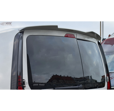 RDX Alerón de Techo para VW Caddy SB 2K 2KN (2020+) para Puerta de Granero (2 Puertas Traseras) Alerón de Maletero Fabricado en