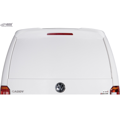 Alerón de Techo RDX para VW Caddy 2K 2KN (2015-2020) para alerón Trasero de Maletero Simple Fabricado en plástico PUR-IHS. Inclu