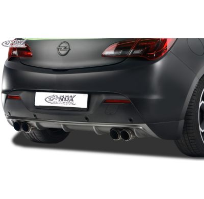 Spoiler Trasero Rdx Opel Astra J Gtc Difusor (Para Salida Duplex De Escape)