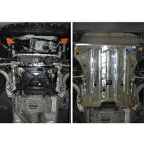 Proteccion Motor + Caja De Cambios Rival Audi Q5  2008-2012; 2012-2017 . Aluminio 4 Mm