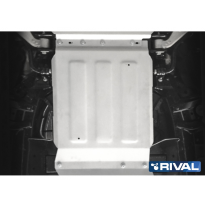 Protector Aluminio 6 mm Rival caja de transferencia Ford Ranger PX 2,2; 3,2; 2.0 TDCi 2012-2015; 2016-2018; 2019-