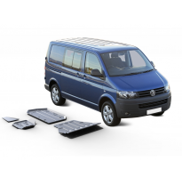 Protector Aluminio 6 Mm Rival Kit Completo Con Diferencial (4 Piezas) Volkswagen T5 T5 / Caravelle / Multivan / Transporter Toda