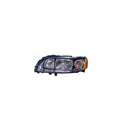 Volvo S60 04-*Faro Izq Con Regulac Manual/Electrico Interior Oscuro