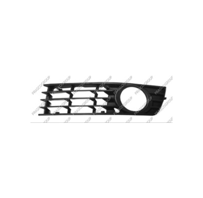 Rejilla Izquierda Paragolpes-Negra-Con Agujeros Antiniebla-Abierta-Transmision Automatica