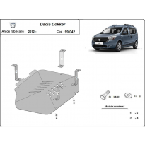 Protección Del Depósito De Combustible Dacia Dokker 2012-2018 Acero 2mm