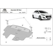 Cubre Carter Metalico Hyundai I30 2015-2016 Acero 2mm