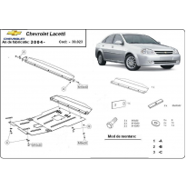 Cubre Carter Metalico Chevrolet Lacetti 2004-2018 Acero 2mm