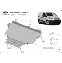 Cubre Carter Metalico Ford Transit Connect 2013-2018 Acero 2mm