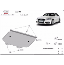 Protección Del Caja De Cambios Audi A4 B8 2015-2018 Acero 2mm