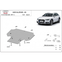 Protección Del Caja De Cambios Audi All Road 2011-2018 Acero 2mm