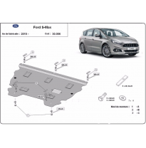 Cubre Carter Metalico Ford S - Max 2015-2018 Acero 2mm