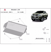 Protección Del Radiador Mitsubishi L200 2015-2018 Acero 2,5mm