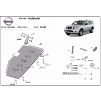 Protección Del Depósito De Combustible Nissan Pathfinder D40 2005-2015 Acero 2,5mm