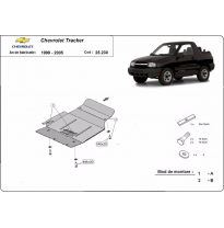 Cubre Carter Metalico Chevrolet Tracker 1999-2005 Acero 2mm
