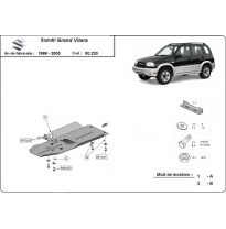 Protección Del Caja De Cambios Suzuki Grand Vitara 1999-2005 Acero 2mm