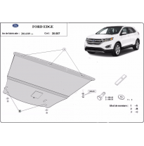 Cubre Carter Metalico Ford Edge 2014-2018 Acero 2mm