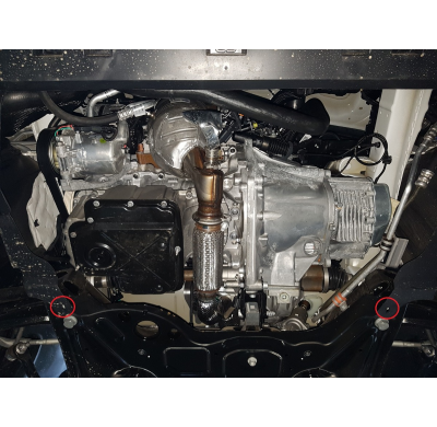 Cubre Carter Metalico Peugeot Expert Furgoneta 2016-2018 Acero 2mm