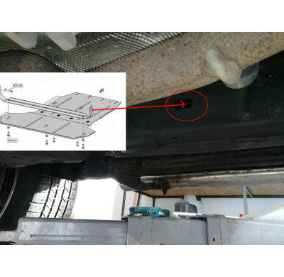 Protección De Caja De Cambios Y Diferencial Volkswagen Amarok 2010-2018 Acero 2,5mm