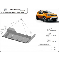 Protección Para Egr, System Stop&amp;go Dacia Duster 2018-2018 Acero 2mm