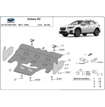 Cubre Carter Metalico Subaru Xv 2011-2018 Acero 2mm