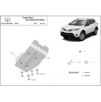 Protección Del Diferencial Toyota Rav 4 2013-2018 Acero 3mm