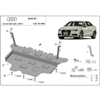 Cubre Carter Metalico Audi A3 (8v) - Caja De Cambios Automática  Año: 2012-2021