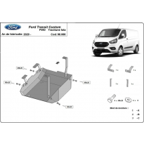 Protección Del Depósito De Adblue Ford Transit Custom  Año: 2020-2021