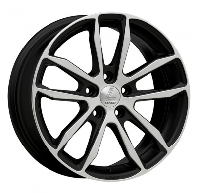 Llanta Lenso Wheels Forza 8,0x18" 5x120 Et45 Cb73,1 Negro Pulido
