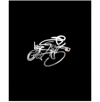 Adhesivo De Níquel &#039;Cyclist 2&#039; - 60x40mm