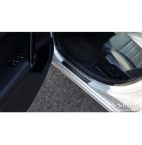 Protectores De Umbral De Puerta Black Inox Valido Para Peugeot 508 Sedan &amp; Sw 2011-2014 &amp; Fl 2014-2018 - &#039;Special Edition&#039; - 4 P